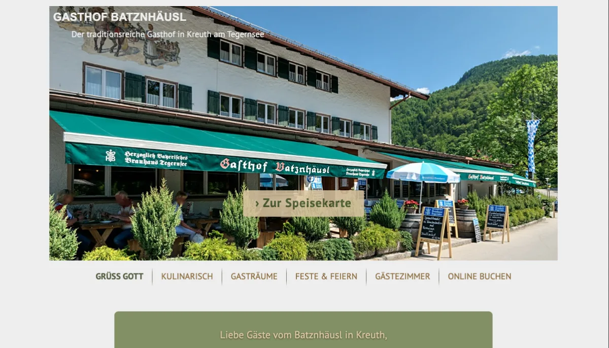 Vorschaubild des Projekts Gasthof Batznhäusl Kreuth