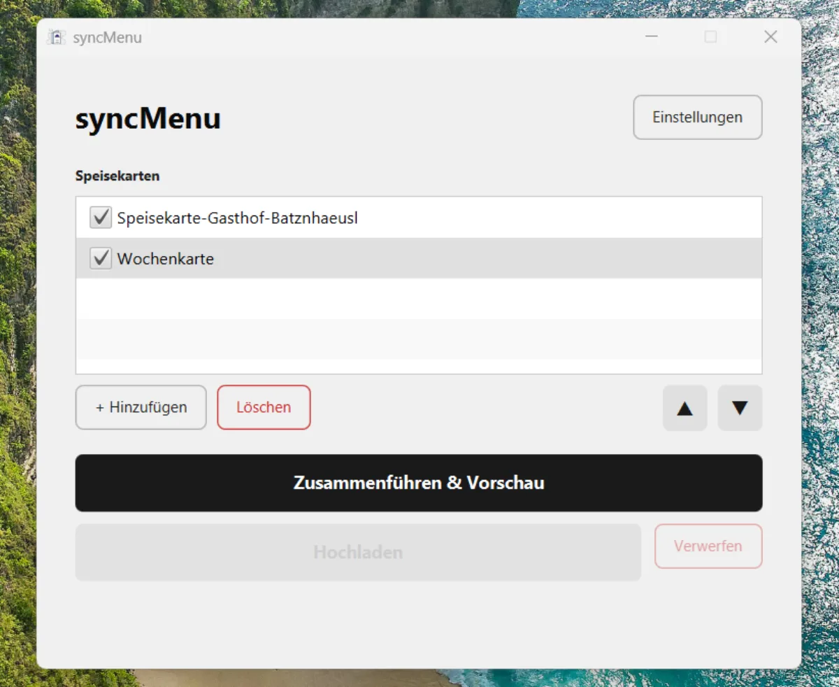 Vorschaubild des Projekts syncMenu